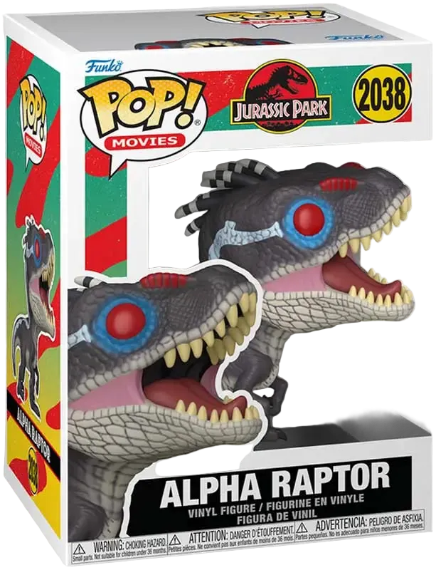 PRE ORDER FUNKO POP! MOVIES #2038 JP S3 - ALPHA RAPTOR