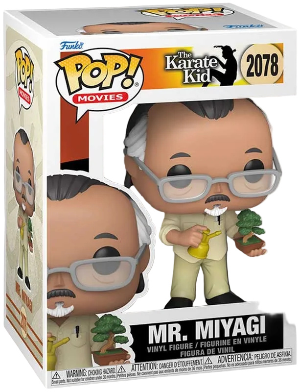 FUNKO POP! MOVIES #2078 MR. MIYAGI W/BT