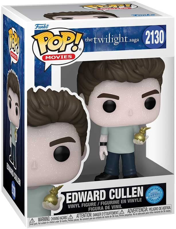 PRE ORDER FUNKO POP! MOVIES #2130 TWILIGHT S2 - EDWARD W/CH - GL