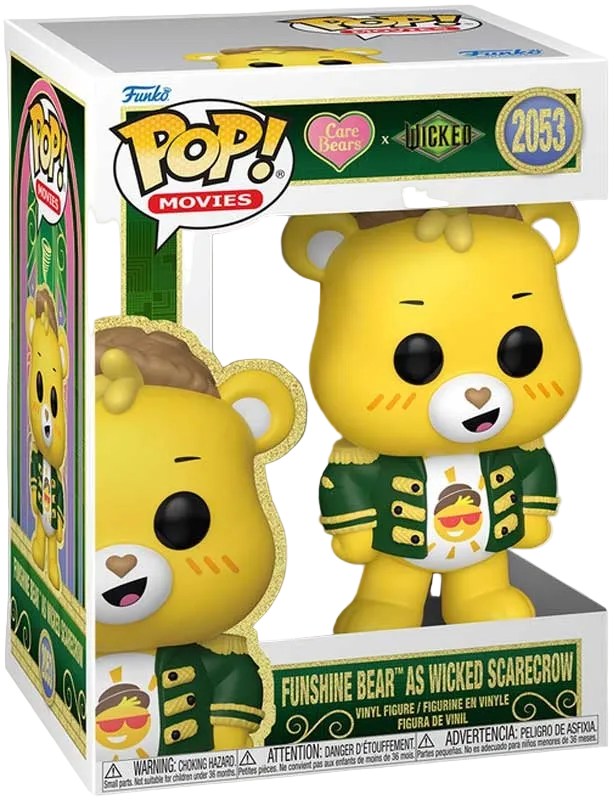 FUNKO POP! MOVIES #2053 WICKED CARE BEAR - SUNSHINE BEAR SCARECROW
