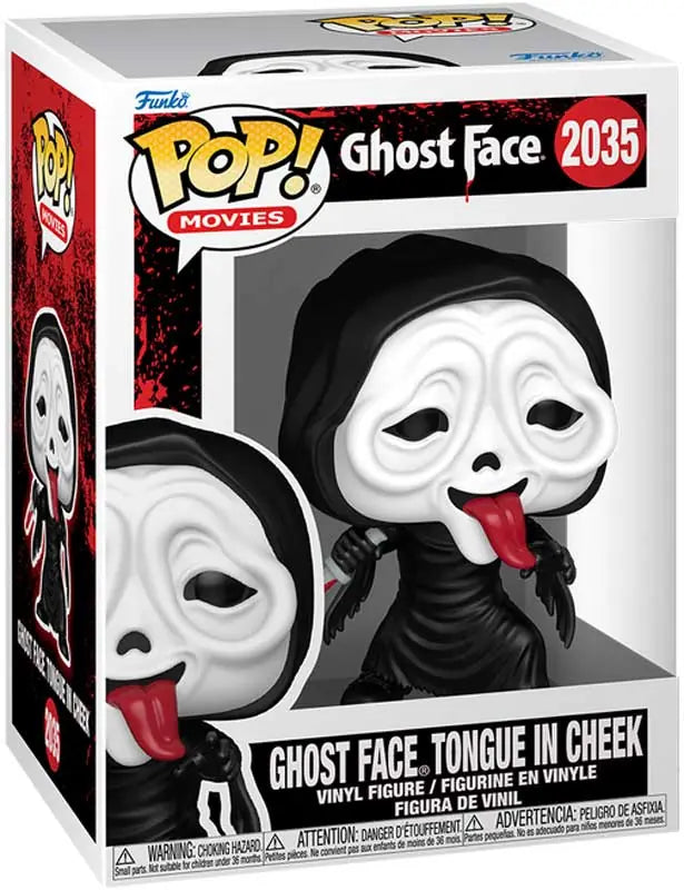 FUNKO POP! MOVIES #2035 GHOST FACE S2 - GHOST FACE W/TONGUE