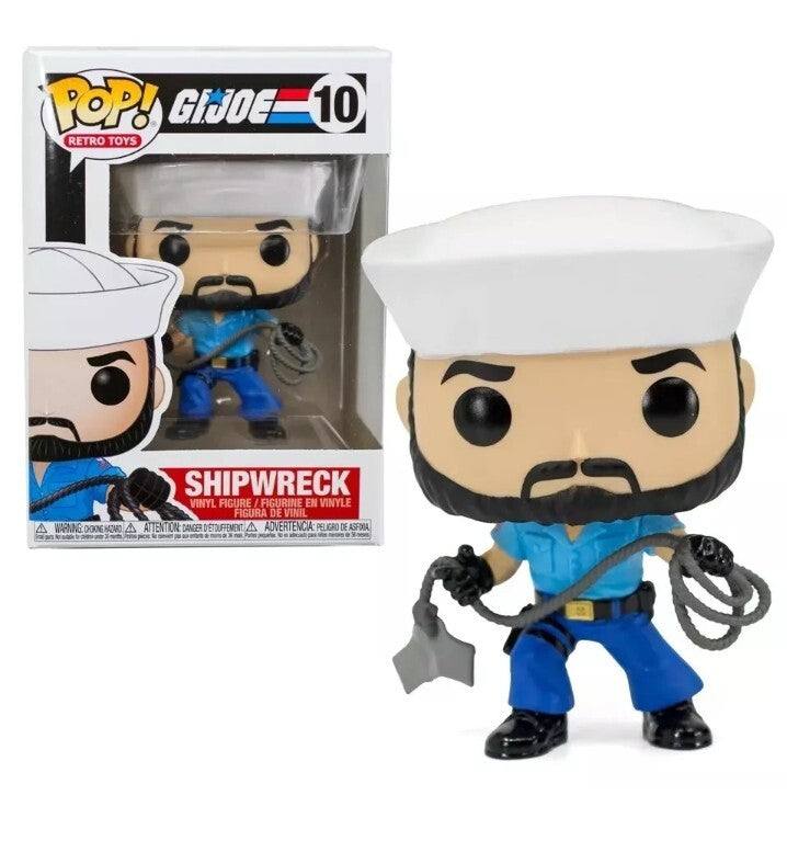 PRE LOVED Funko Pop! Retro Toys #10 Shipwreck - GI JOE