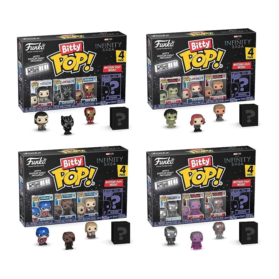 Funko Bitty Pop! 4-Pack - The Avengers Classic Series Assorted