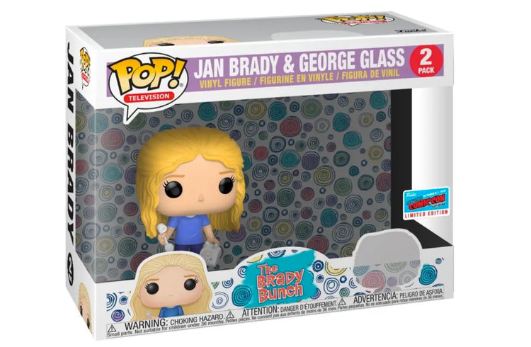 PRE LOVED Funko Pop! TV 2Pk Jan Brady & George Glass