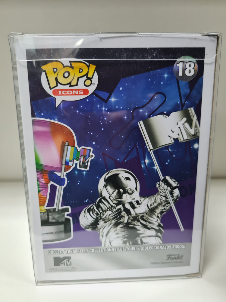 PRE LOVED Funko Pop! Icon #18 Music MTV Rainbow Moon Person