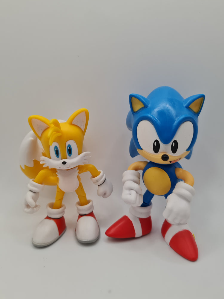 Jakks Sonic The Hedgehog & Tails Action Figure Set of 2 Pre Loved - Kelly's Corner