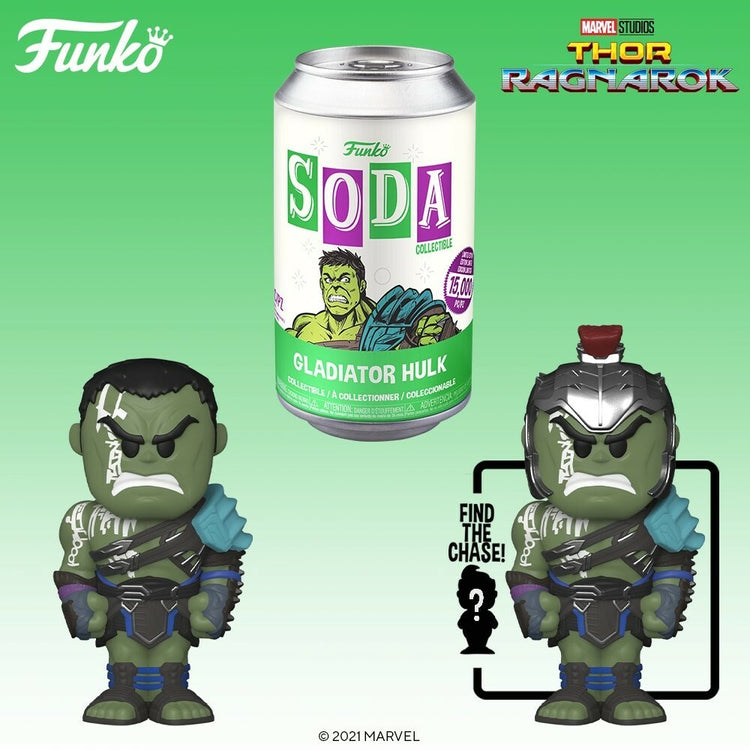 PRE LOVED Funko Soda Marvel Gladiator hulk