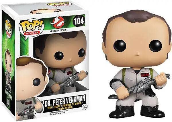PRE LOVED Funko Pop! Movies #104 Ghostbusters Dr. Peter Venkman
