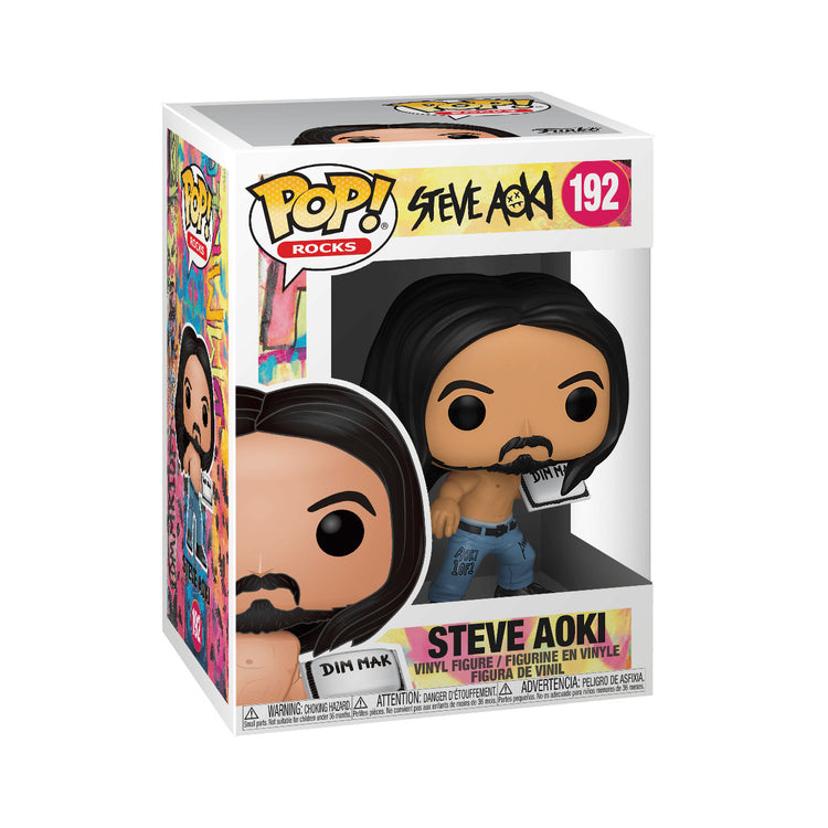 PRE LOVED Funko Pop! Rocks #192 Steve Aoki - Dim Mak
