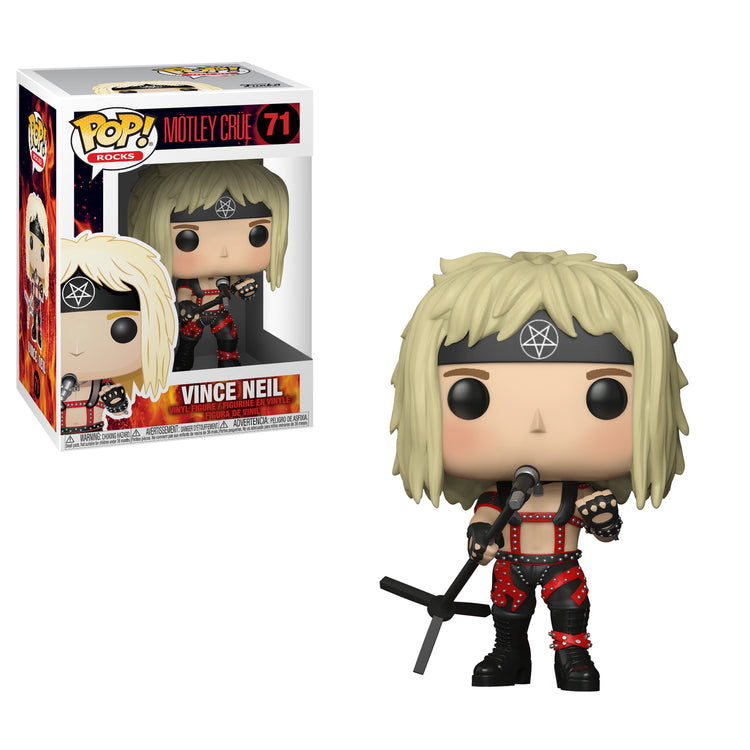 PRE LOVED Funko Pop! Rocks #71 Motley Crue - Vince Neil