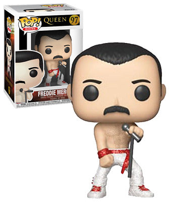 PRE LOVED Funko Pop! Rocks #97 Freddie Mercury (DIAMOND)