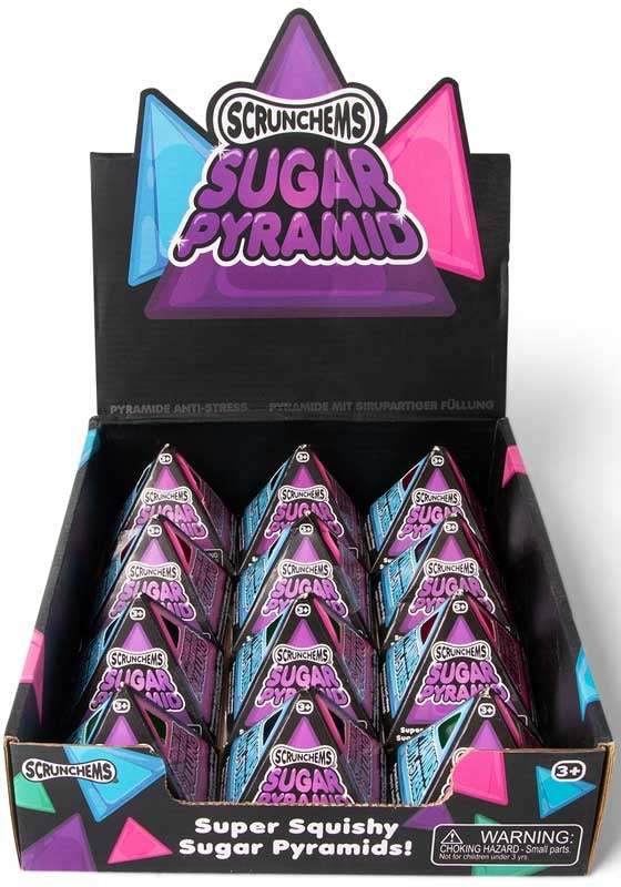 SCRUNCHEMS SUGAR PYRAMID ASSORTED