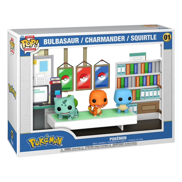 Funko Pop! Moments Deluxe #01 Pokemon - Starters
