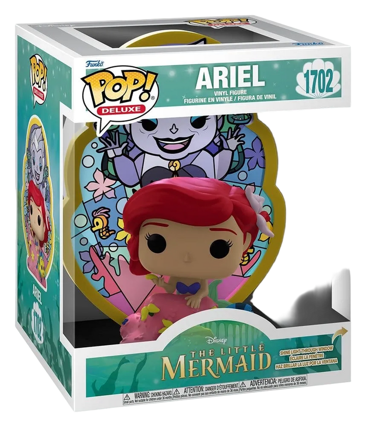 PRE ORDER Funko Pop! Disney #1702 Deluxe Vinyl Figure Ariel (Glass)