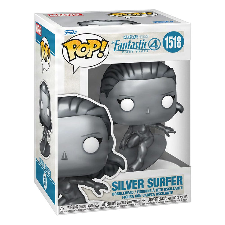 Funko Pop! Marvel #1518 The Fantastic Four: First Steps POP! Marvel Vinyl Figure Silver Surfer