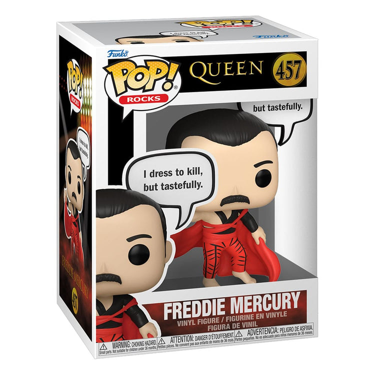 Funko Pop! Rocks #457 Queen POP! Rocks Vinyl Figur Freddie Mercury (I Dress to Kill)