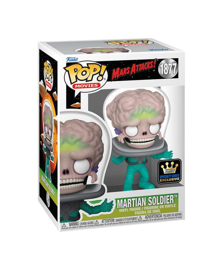 Funko Pop! Movies #1877 Mars Attacks POP! Animation Vinyl Figure Soldier