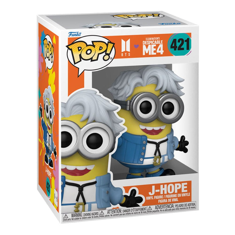 Funko Pop! Movies #421 Minions x BTS POP! Rocks Vinyl Figure J-Hope 9 cm