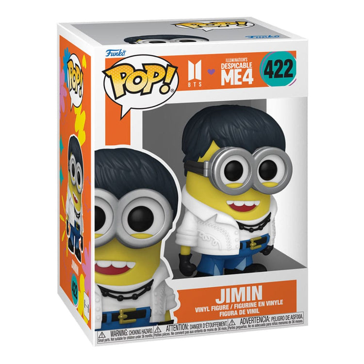 Funko Pop! Movies #422 Minions x BTS POP! Rocks Vinyl Figure Jimin 9 cm