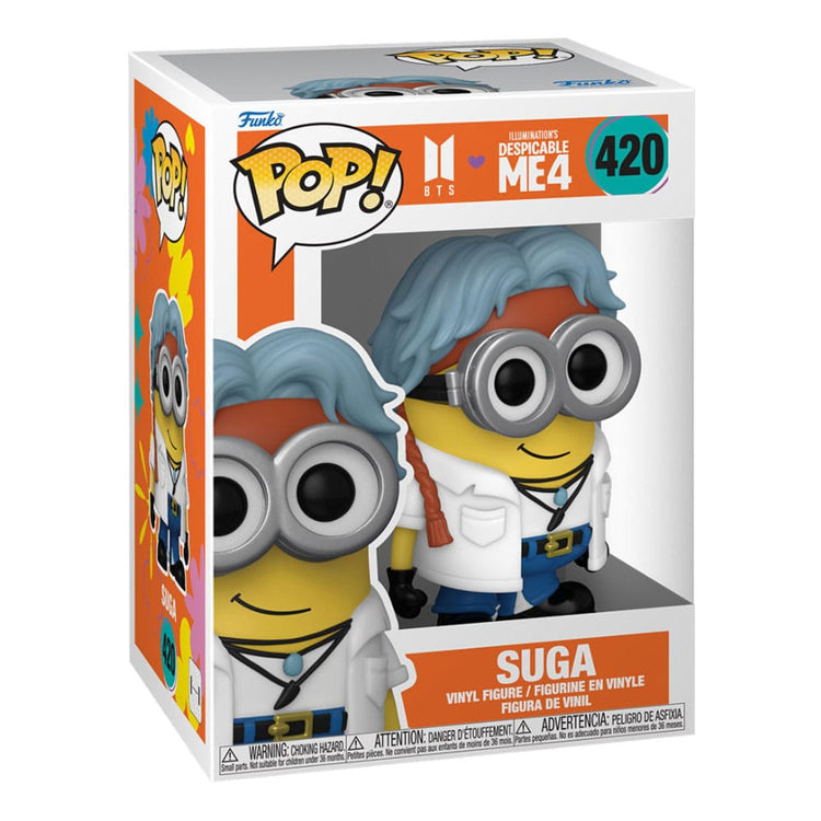 Funko Pop! Movies #420 Minions x BTS POP! Rocks Vinyl Figure SUGA