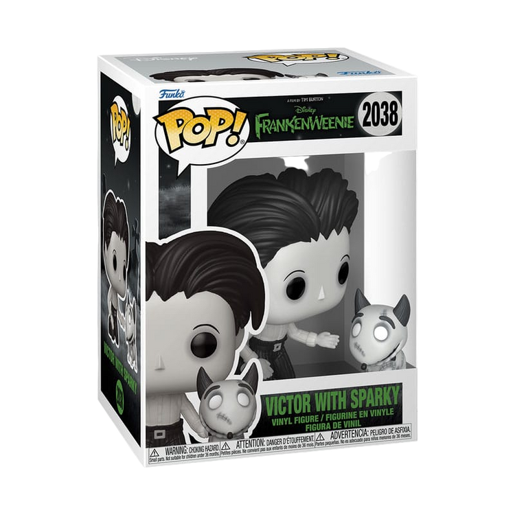 Funko Pop! Movies #2038 Frankenweenie POP&Buddy! Victor w/Sparky