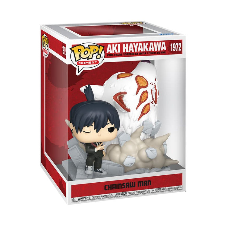 Funko Pop! Anime #1972 Chainsaw Man POP Moments Vinyl Figures Aki (Fox Devil)
