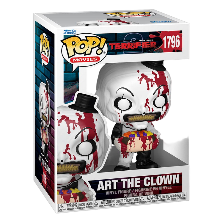 Funko Pop! Movies #1796 Terrifier 2 POP! Movies Vinyl Figure Art the Clown with Candy Filled Head