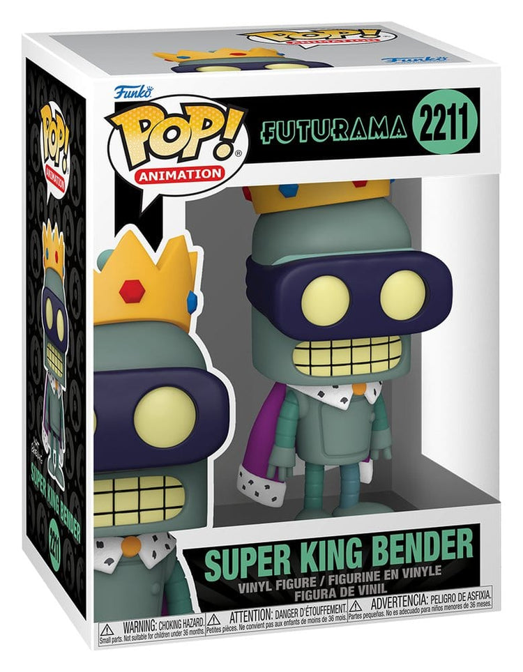 PRE ORDER Funko Pop! Animation #2211 Futurama Super King Bender