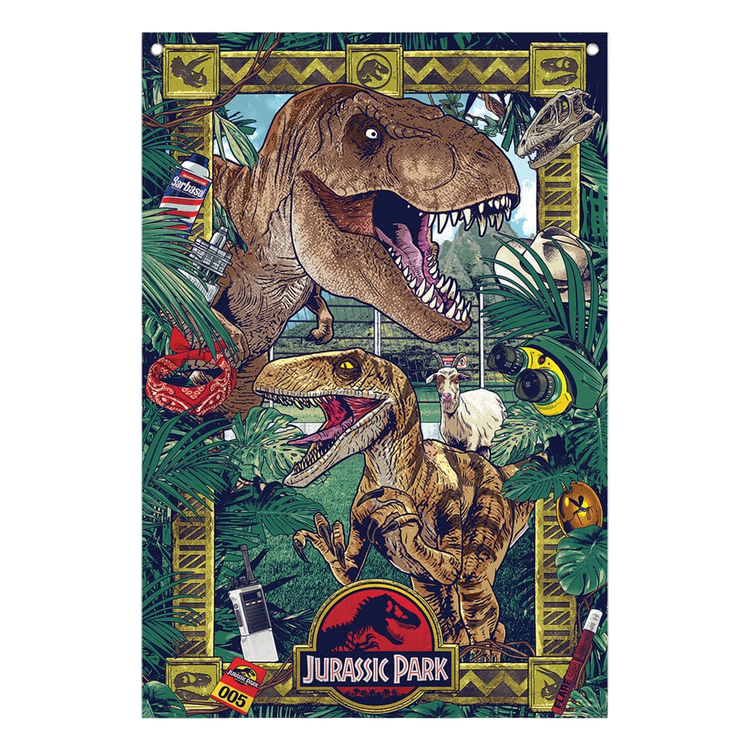 Jurassic Park Wall Banner 125 x 85 cm