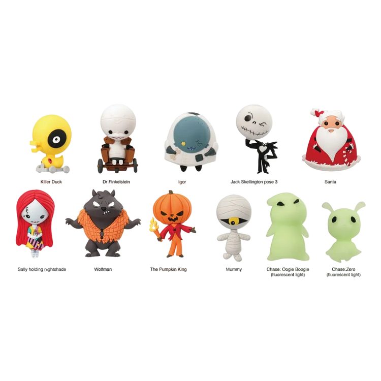 Nightmare before Christmas 3D PVC Bag Clips Series 2