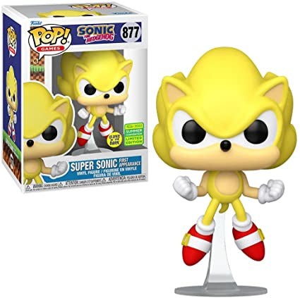 Funko Pop! Games Sonic The Hedgehog #877 Super Sonic – The Geek In Me